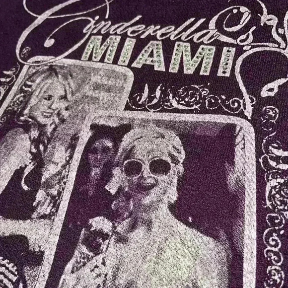 RARE Y2K Cinderella Miami Pop Stars Paris Hilton Bedazzled Tank Top - Picture 6 of 10